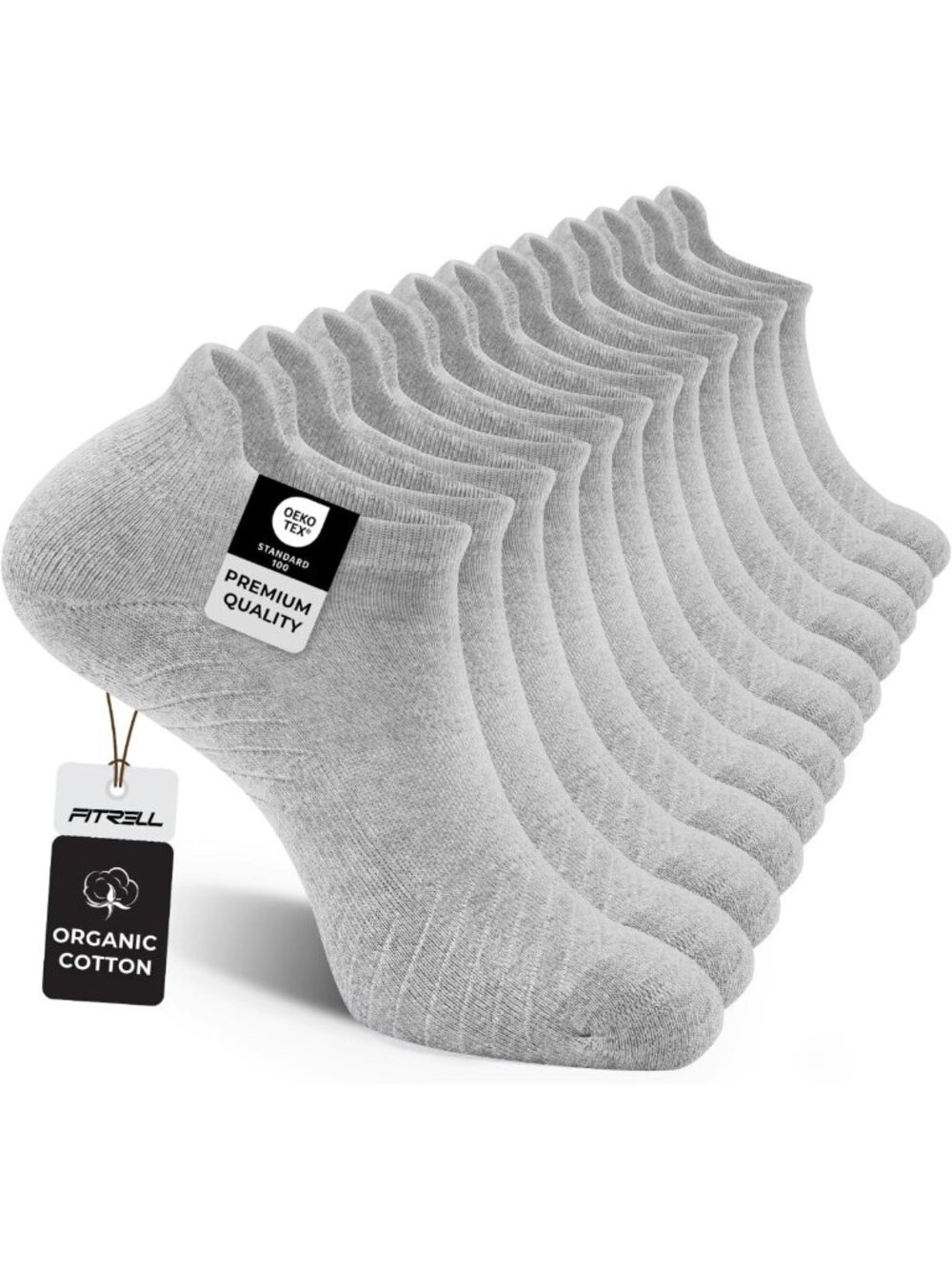 6 Pack Men's Athletic Low Cut Running Socks - Cushioned, Wicking, Anti-Blister